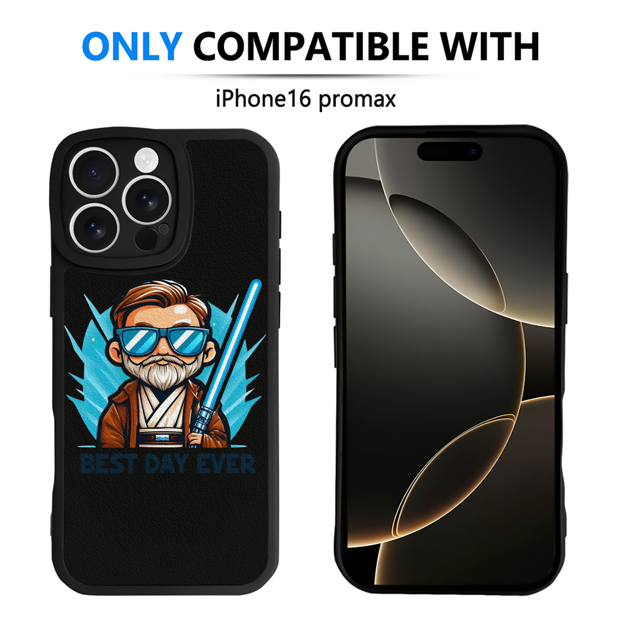 （画像用） スター・ウォーズ Star Wars 【iPhone 16シリーズ対応】シリコンスマホケース（レザー調） 材質：シリコン